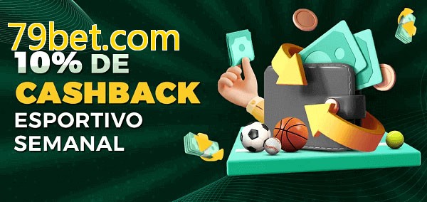 10% de bônus de cashback na 79bet.com